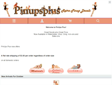 Tablet Screenshot of pinupsplus.com